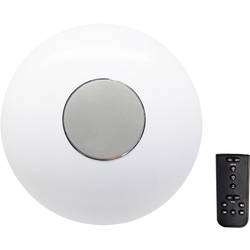 LED stropní svítidlo s reproduktorem 2v1 Renkforce Rubi, s dálk.ovladačem, Bluetooth,Vnější Ø 40 cm, bílá
