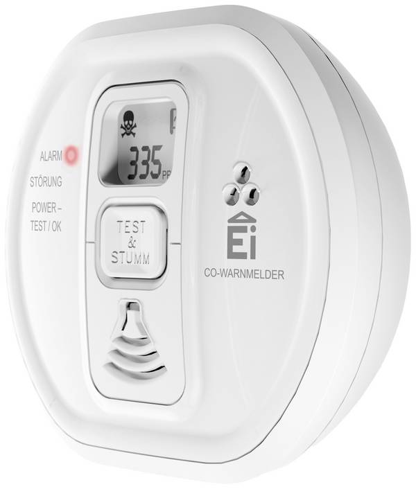 Ei Electronics i-serie, Ei208iDW detektor oxidu uhelnatého vč. baterie s životností 10 let na baterii, detekce oxidu uhelnatého (CO)
