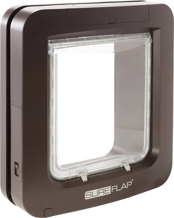SureFlap Mikrochip Pet door Klapka do dveří pro domácí mazlíčky  hnědá  1 ks