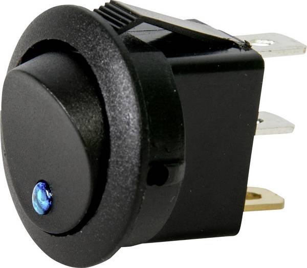 HP Autozubehör 28631 kolébkový přepínač do auta, 1x vyp/zap, 12 V, 10 A