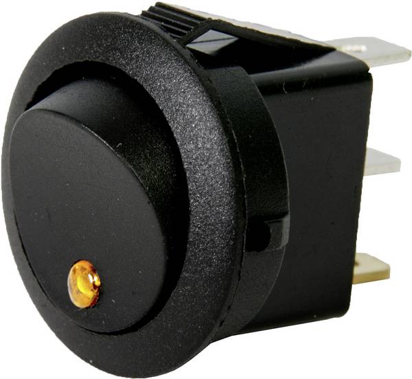 HP Autozubehör 28632 kolébkový přepínač do auta, 1x vyp/zap, 12 V, 10 A