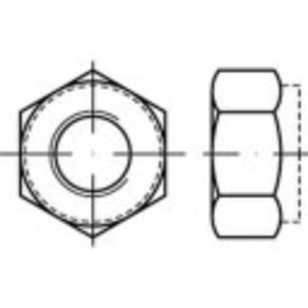 TOOLCRAFT  147576 pojistné matice M24      ocel galvanizováno zinkem 25 ks
