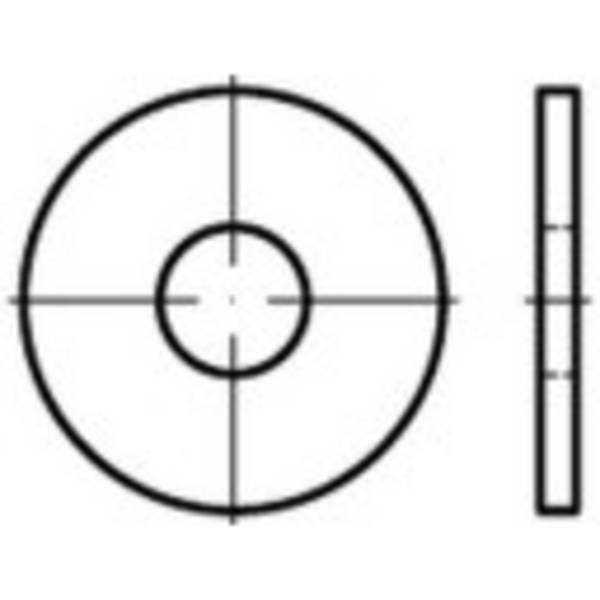 podložka 3.2 mm 9 mm   ocel  10000 ks TOOLCRAFT  147968