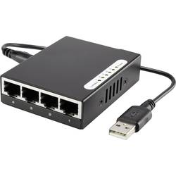 Síťový switch Renkforce, RF-4451433, 5 portů, 100 Mbit/s, USB napájení