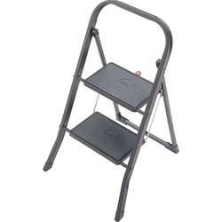 Pracovní schůdky Hailo K20 4396-921, max.prac. výška: 2.25 m, 5.2 kg, ocel, černá