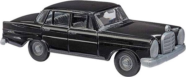 Busch 89100 H0 model osobního automobilu Mercedes Benz 220 černých