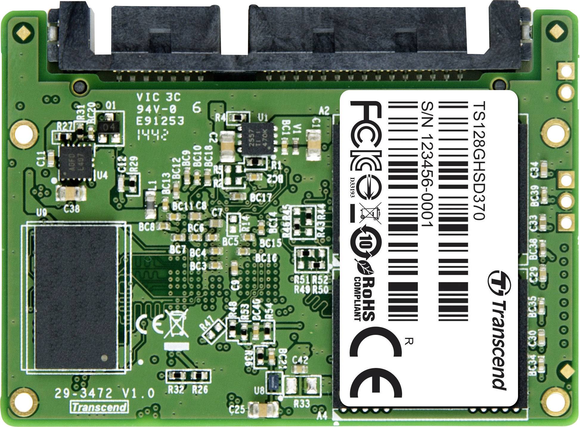 Transcend 128 GB interní průmyslový SSD pevný disk Half Slim SATA 6 Gb ...