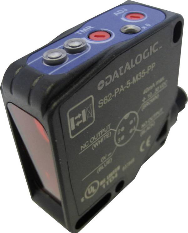 Datalogic S62-PA-5-C01-PP reflexní světelný snímač, 956211460, trimr, 10 - 30 V/DC, 1 ks