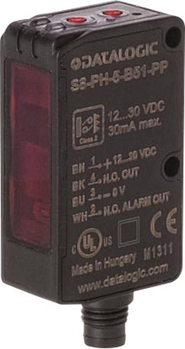 Datalogic S8-PH-5-B51-PP reflexní světelná závora, 950801000, spínání za světla, spínání za tmy, 10 - 30 V/DC, 1 ks