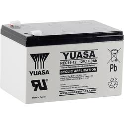 Olovený akumulátor Yuasa REC14-12 YUAREC1412, 14 Ah, 12 V