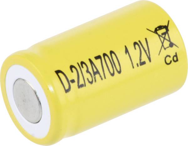 Mexcel D-2/3A700 speciální akumulátor 2/3 A Flat-Top  Ni-Cd 1.2 V 700 mAh 1 ks