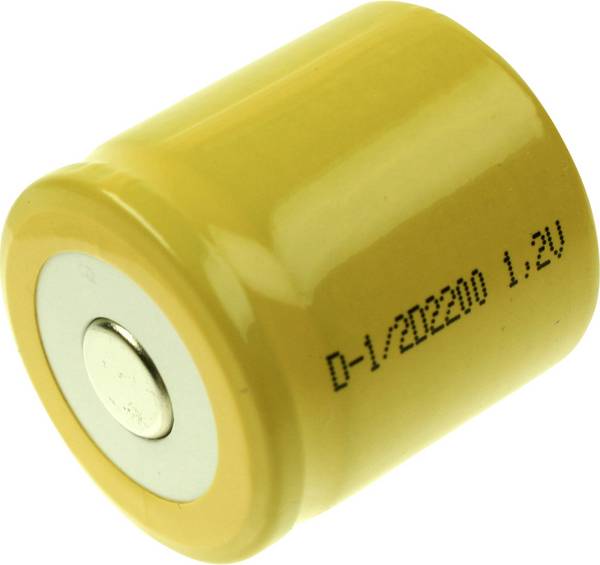 Mexcel D-1/2D2200 speciální akumulátor 1/2 D Flat-Top  Ni-Cd 1.2 V 2200 mAh 1 ks