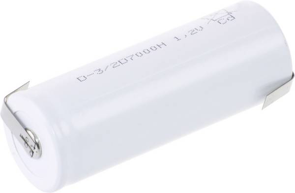 Mexcel D-3/2D7000H speciální akumulátor 3/2 D odolné vůči vysokým teplotám, Flat-Top  Ni-Cd 1.2 V 7000 mAh 1 ks
