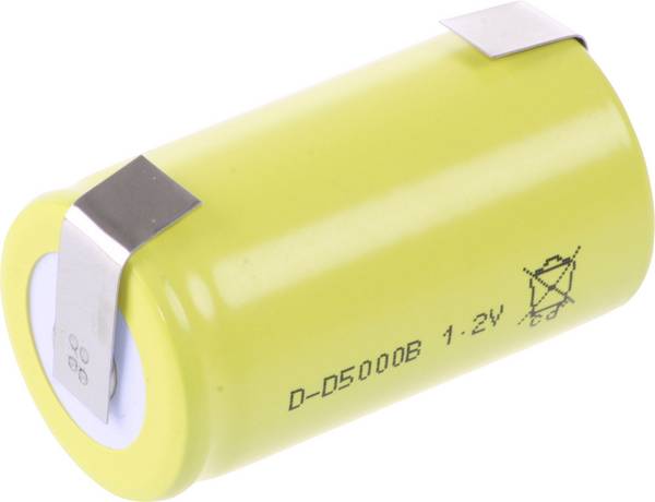 Mexcel D5000B speciální akumulátor Velké mono pájecí špička ve tvaru U, Flat-Top  Ni-Cd 1.2 V 5000 mAh 1 ks