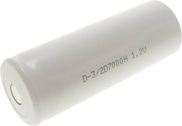 Mexcel D-3/2D7000H speciální akumulátor 3/2 D odolné vůči vysokým teplotám, Flat-Top  Ni-Cd 1.2 V 7000 mAh 1 ks