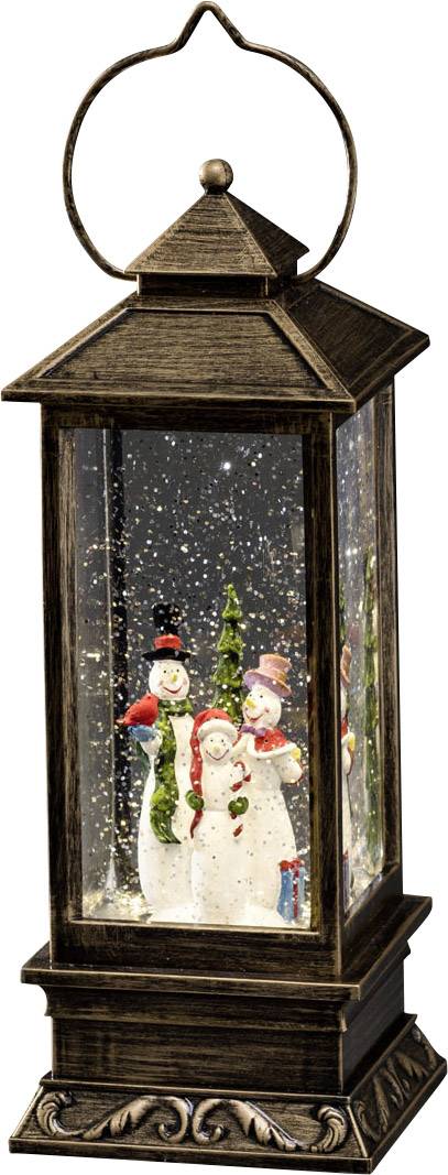 Konstsmide 2889-000 LED svítilna sněhulák teplá bílá LED s motivem sněhu, naplněné vodou, časoměřič, se spínačem-1