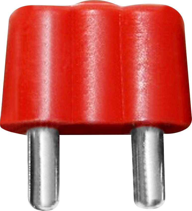 BELI-BECO 61/15rt mini banánkový konektor zástrčka, rovná Ø pin: 2.6 mm červená 1 ks