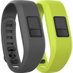 Náhradní řemínek pro Garmin vivofit 3, velikost = uni, šedá, světle zelená, 2 ks