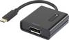 Renkforce RF-4475103 USB / DisplayPort adaptér [1x USB-C® zástrčka - 1x zásuvka DisplayPort] černá pozlacené kontakty 15.00 cm