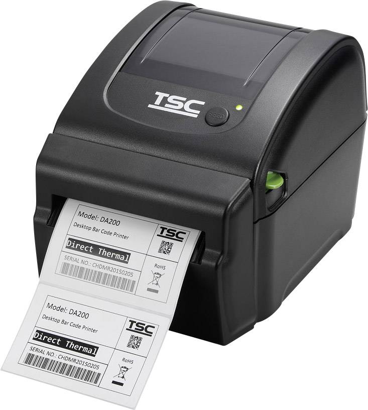 TSC DA220 tiskárna štítků termální s přímým tiskem 203 x 203 dpi Šířka etikety (max.): 114 mm USB, RS-232, LAN