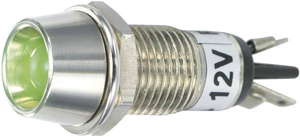 <br>  TRU COMPONENTS<br>  TC-R9-115L 12 V GREEN<br>  indikační LED<br>  zelená<br>  <br>  <br>  12 V/DC<br>  <br>  <br>  <br>  <br>