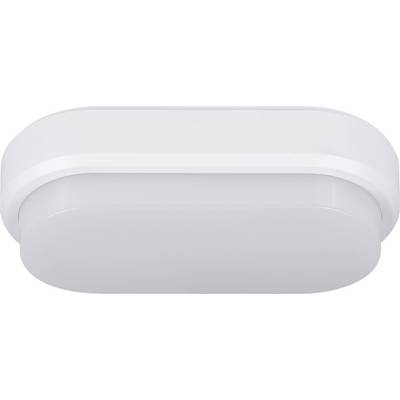 Obdélníkové stropní LED světlo v bílé barvě se zaoblenými hranami.