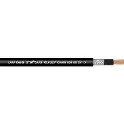 Kabel pro energetické řetězy ÖLFLEX® CHAIN 809 SC CY 1 x 10 mm² černá LAPP 1062941/50 50 m