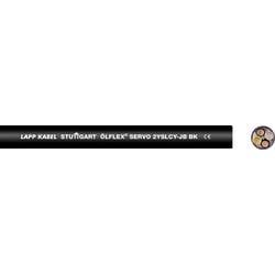 Servo kabel LAPP ÖLFLEX® SERVO 2YSLCY-JB 1136450/500, 4 G 1.50 mm², vnější Ø 11.40 mm, černá, 500 m