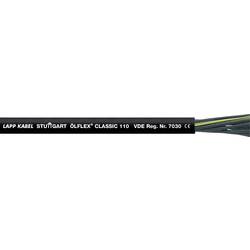 Řídicí kabel LAPP ÖLFLEX® CLASSIC 110 BK 1119892/1000, 3 x 0.75 mm², vnější Ø 5.70 mm, černá, 1000 m