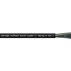 Řídicí kabel LAPP ÖLFLEX® CLASSIC 110 BK 1119894/100, 2 x 1 mm², vnější Ø 5.70 mm, černá, 100 m