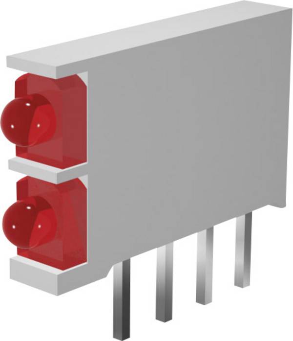 Signal Construct DBI01322 LED modul 2násobný zelená, zelená (d x š x v) 15.5 x 2.5 x 12 mm