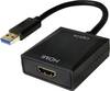 LogiLink UA0233 USB / HDMI adaptér [1x USB 3.0 zástrčka A - 1x HDMI zásuvka] černá 10.00 cm