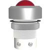 LED signálka Signal Construct SMTD22034, IP67, chrom, 24 V (DC/AC), červená