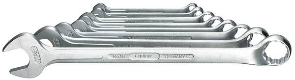 Gedore 6013300 6013300 sada očkoplochých klíčů 8dílná  Délka klíče (palce) (jen pro nadpis) 1/2" - 9/16"