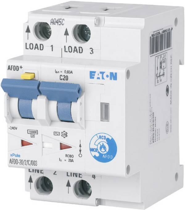 Eaton 187219 požární spínač 2pólový 20 A 0.03 A 230 V/AC 1 ks