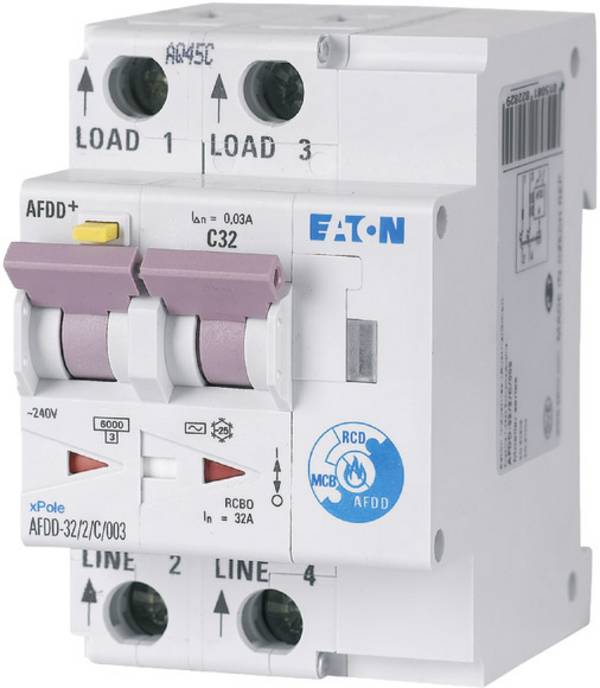 Eaton 187232 požární spínač 2pólový 32 A 0.03 A 230 V/AC 1 ks