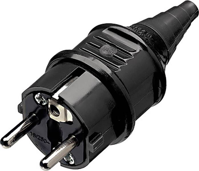 MENNEKES 10754 zástrčka 230 V černá IP44