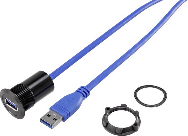 <br>  TRU COMPONENTS<br>  USB-21<br>  Vestavěná zásuvka USB-A 3.0<br>  zásuvka, vestavná<br>  <br>  <br>  Množství: 1 ks<br>