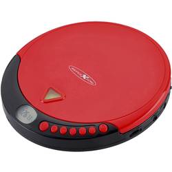 Discman - přenosný CD přehrávač s FM rádiem Reflexion PCD510MF, CD, CD-R, CD-RW, MP3, červená