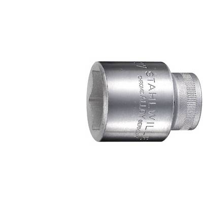 Kovový nástrčný klíč s nápisem 'STAHLWILLE CHROME ALLOY GERMANY', pravděpodobně určený pro údržbu nebo opravu.