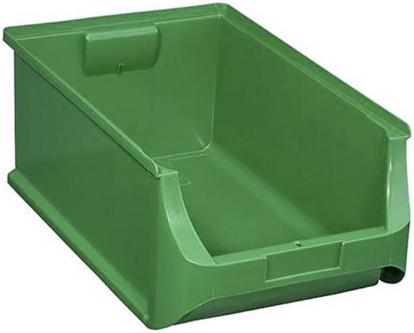 Plastový box na drobný materiál, stohovatelný Allit (d x š x v) 500 x 310 x 200 mm, zelená