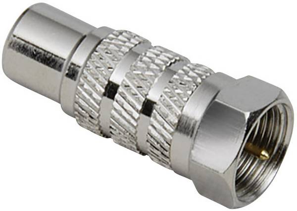 BKL Electronic cinch adaptér cinch zásuvka - F zástrčka 1 ks