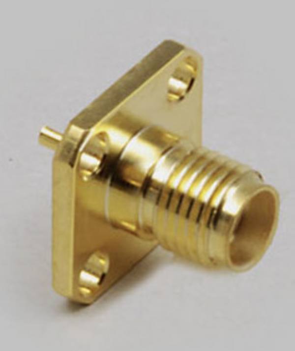 TRU COMPONENTS 1577819 SMA konektor zásuvka, vestavná vertikální 1 ks