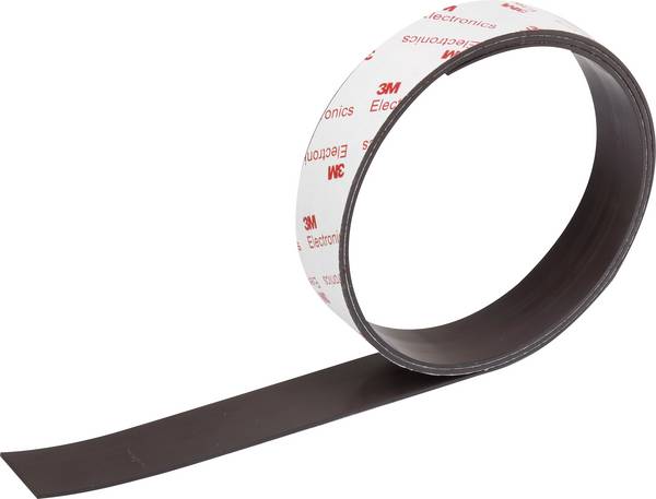 TOOLCRAFT  92013c159 magnetická lepicí fólie  antracitová (d x š) 1 m x 25 mm 1 ks