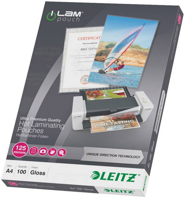Leitz laminovací folie A4 125 micron lesklý  100 ks