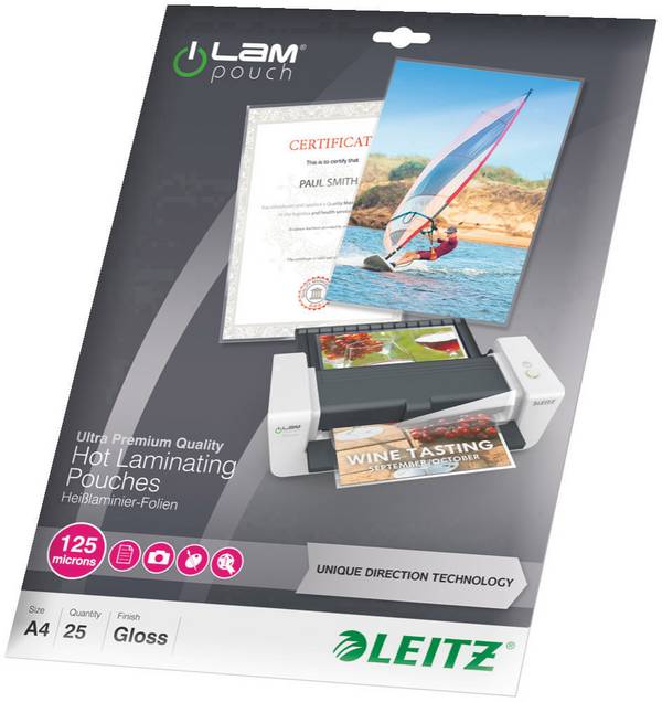 Leitz laminovací folie A4 125 micron lesklý  25 ks