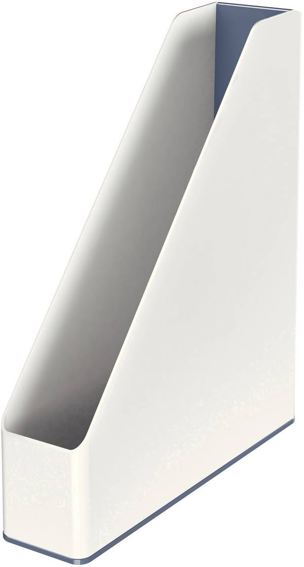 Leitz WOW Duo 53621001  stojací pořadač na dokumenty DIN A4, DIN C4  bílá, šedá polystyren 1 ks