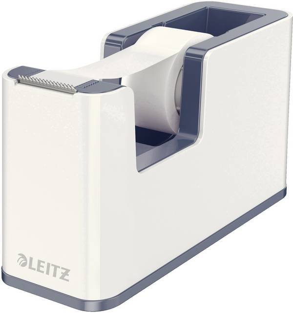 Leitz ruční odvíječ lepicí pásky  WOW Duo Colour bílá, šedá Šířka role (max.): 19 mm Délka role (max.) 33 m