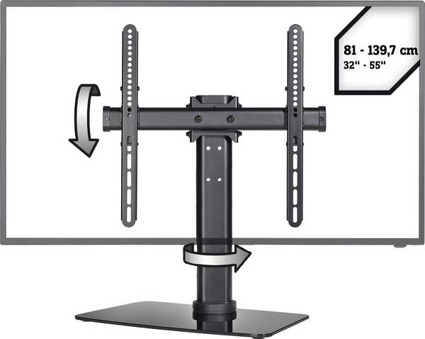 SpeaKa Professional SP-TT-05 TV stojan 81,3 cm (32") - 139,7 cm (55") naklápěcí, nakláněcí, nastavitelná výška