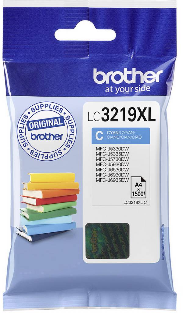 Brother Ink LC-3219XLC originál  azurová LC-3219 XL C
